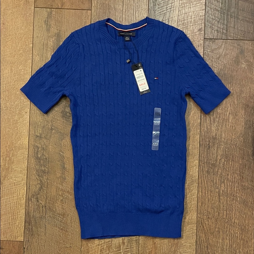 Tommy Hilfiger Short Sleeve Sweater XXS